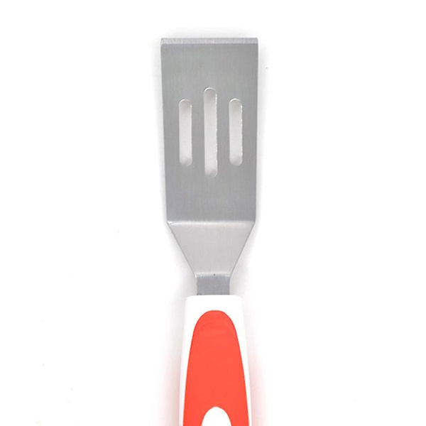 2 stk. Mini Serveringsspatel Rustfrit Stål Serveringsspatel Lille Varmebestandig Kagespatel Nonstick Slidsespatel til Vending af Æg Madlavning Bagning