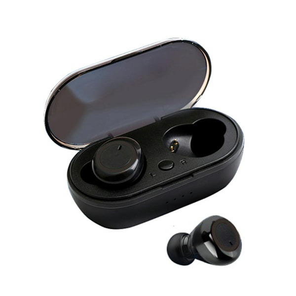 Bluetooth-kuulokkeet, Yksinkertaiset Päivittäiset Bluetooth-kuulokkeet Kosketusohjauksella (Musta + Musta)