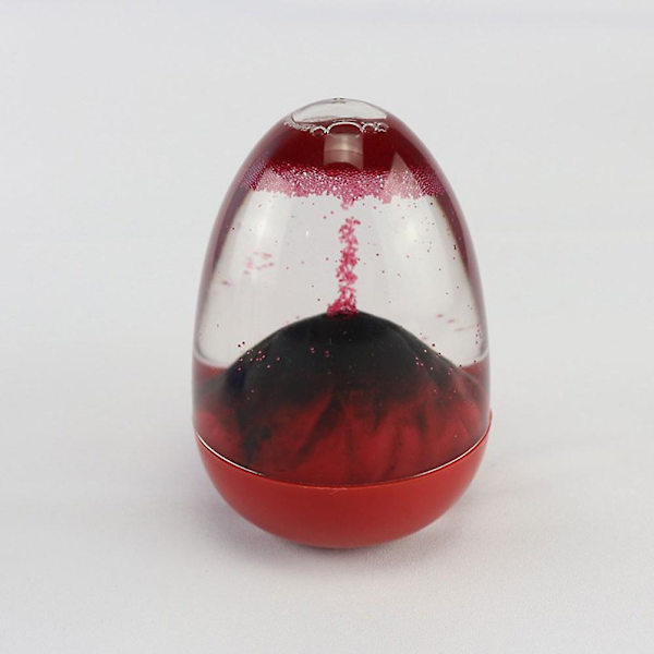 1 stk Flydende Sand-Tidsglas Bordpynt Kreativ Borddekoration Til Hjemmet Dekoration Stue Soveværelse 6*6*8.5cm