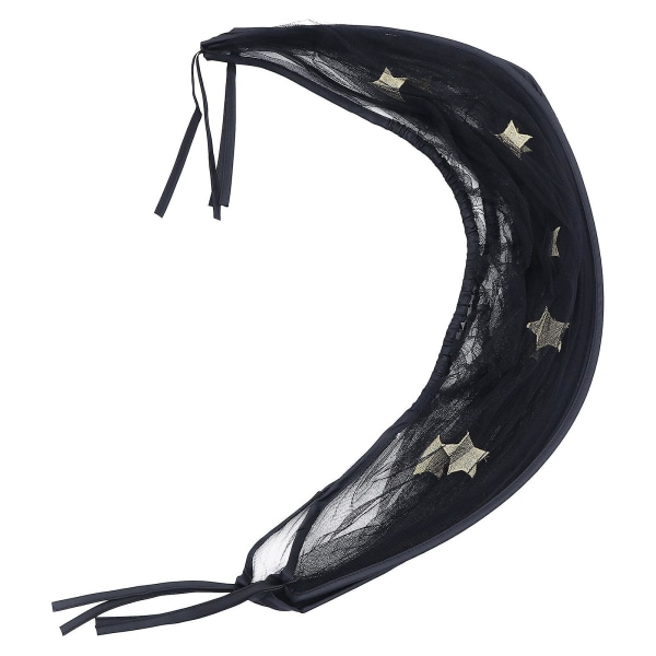 1 stk Universal Myggnett Myggnettdeksel For Baby Barn Vogn Netting Svart 106x34cm Black 106x34cm