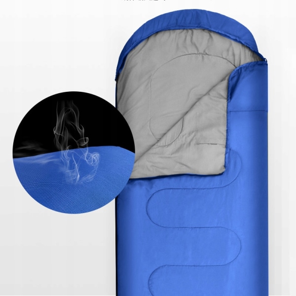 Sovepose med hette Vår, sommer, høst Utendørs Camping Nødsovepose for voksne