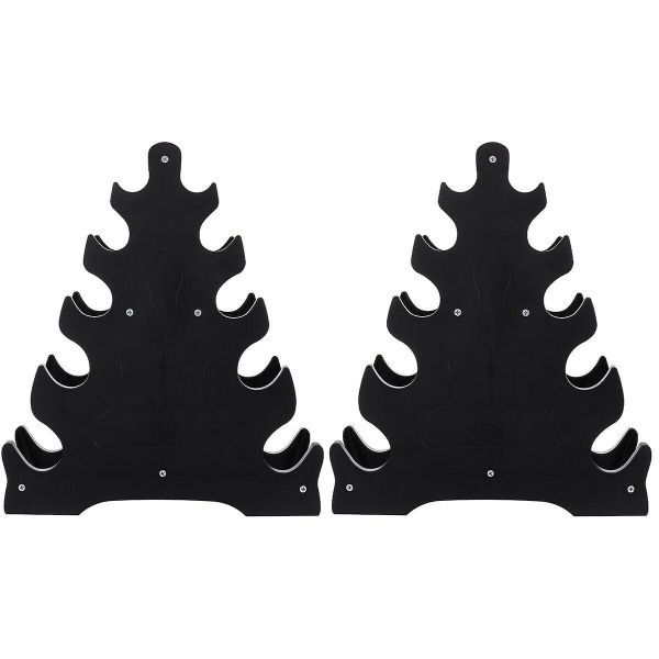 2 stk. Dumbbell Opbevaringsbeslag Chic Dumbbell Display Stativ Dumbbell Holder Stativ 2 stk 38X8.5CM 2 pcs 38X8.5CM