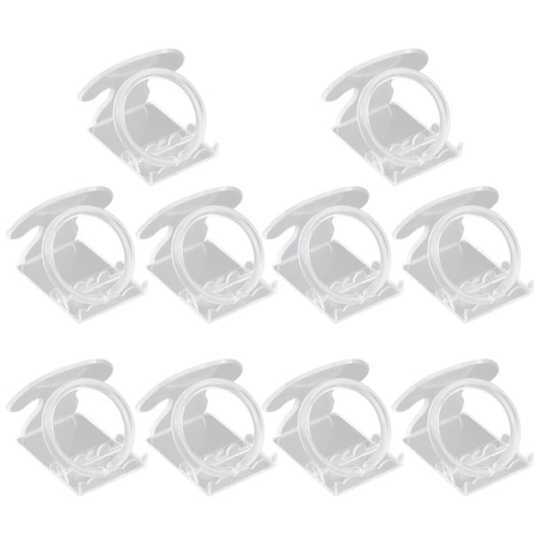 10 Set Armbandshållare i Klar Akryl, Cylinderformad, Armbandspresentation, Armbandshållare, Armbandspresentation, Transparent 4,5 * 6 * 5,5 cm Transparent 4.5*6*5.5cm