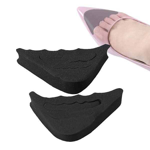 5 Paria Etujalan Pollarit Korkokengille, Puolivarvaspehmusteet, Kengänpäätyt (musta)Musta 6,5X3cm Black 6.5X3cm