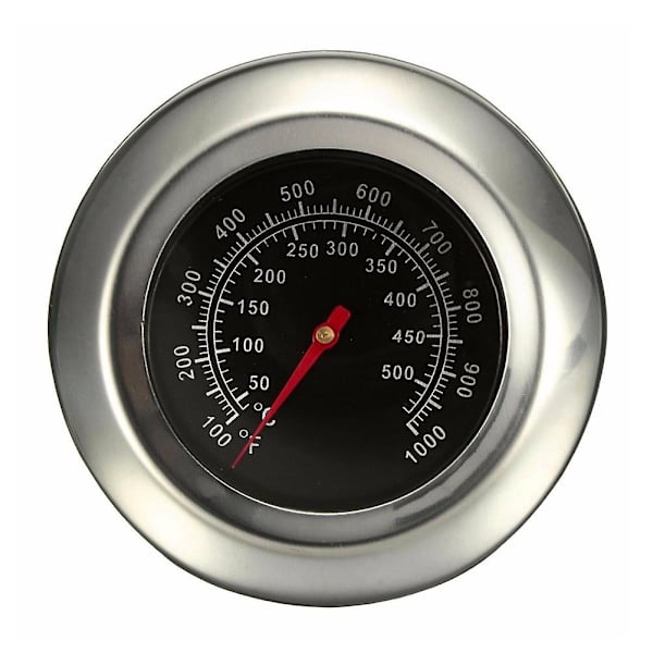 50-500 Celsius Stål Grilltermometer BBQ Rök Grilltermometer Termometer Ugnstermometer Ugnstermometer
