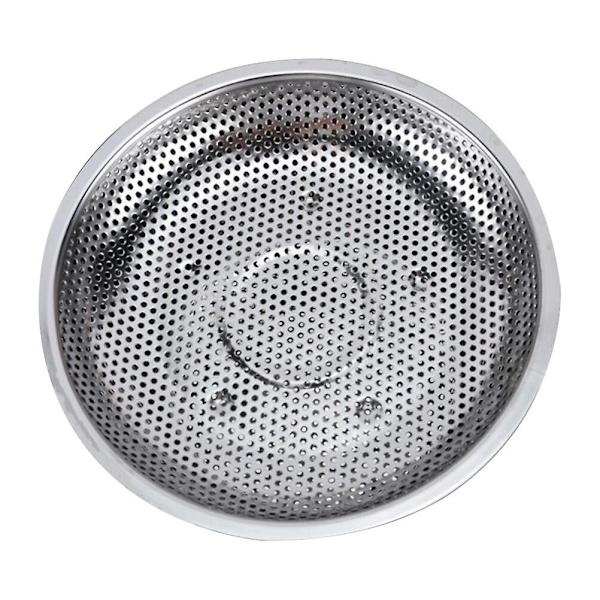 1 stk Rustfritt Stål Avrenningsfat Multifunksjonell Fruktfat Dampet Boll Plate 22.5X22.5X3.5CM 22.5X22.5X3.5CM