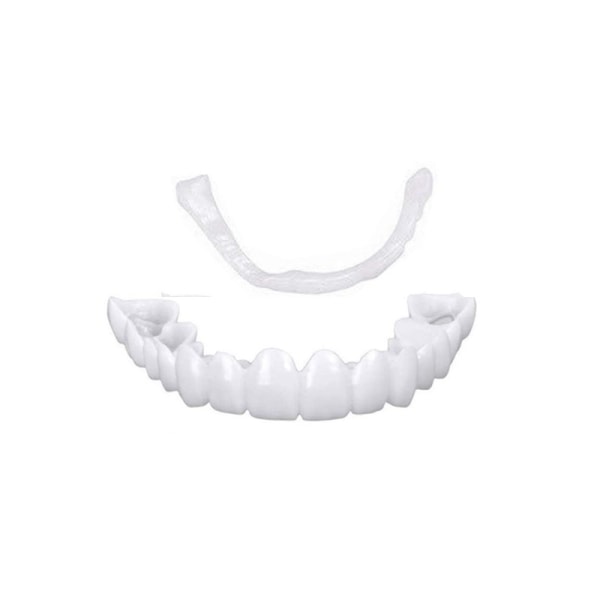 Ny silikongel Övre och undre kosmetiska tänder Cover Perfect Smile Faner Comfort Fit Molds Form