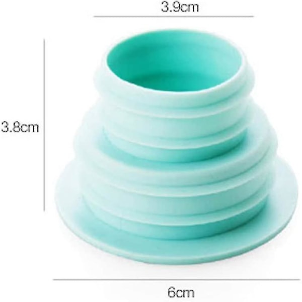 4 st Avloppsslang Tätningsslang Silikonplugg Ring Tvättmaskin Plug Ring Multipurpose Slanganslutning