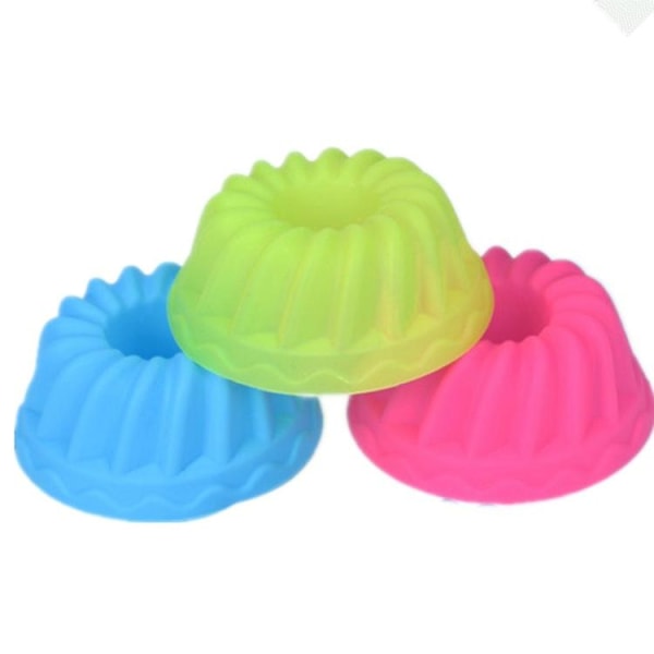 Muffinform, Mini Græskar Silikone Cupcake Bageforme Nonstick Kage Muffinforme