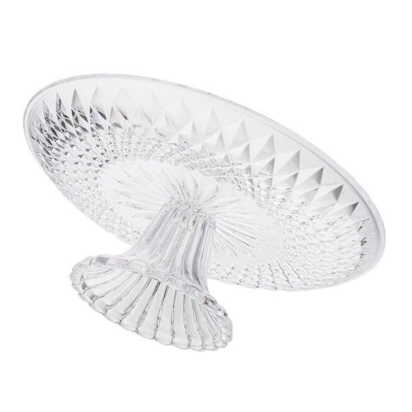 1 stk. 30 cm Transparent Akryl Frugtfad Hjem Hotel Ktv Fest Bryllup FrugtbakkeTransparent30X30X10.5CM Transparent 30X30X10.5CM