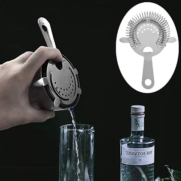 Cocktail Si af rustfrit stål Mixer Værktøj Fire Hjørne Isseparator