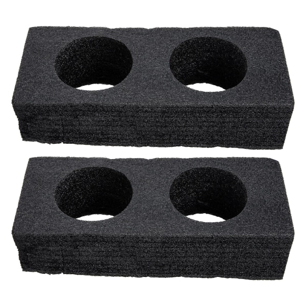 2 st Koppmugg hållare Take Away Muggbärare Multi-Hål Mugghållare Matleveransservice Kaffe Bil Black 24x10cm