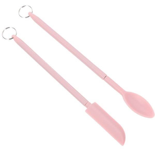 1 Set Of Jam Spatula Scoop Multi-functional Baking Spatula Multipurpose Butter ScraperPink13X1CM