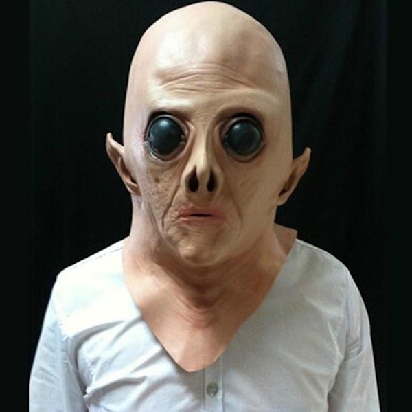 Halloween-kasvomaski Alien-pääpanta Halloween-kauhu Alien-kasvomaski Kauhu-pelottava Pää-kasvomaski