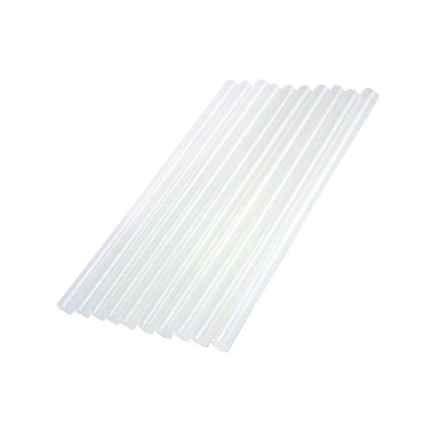 100 stk Hot Melt Stick Højtemperaturbestandig hvid gennemsigtig limstift Højviskositet Hot Melt Rod (7*150 mm)