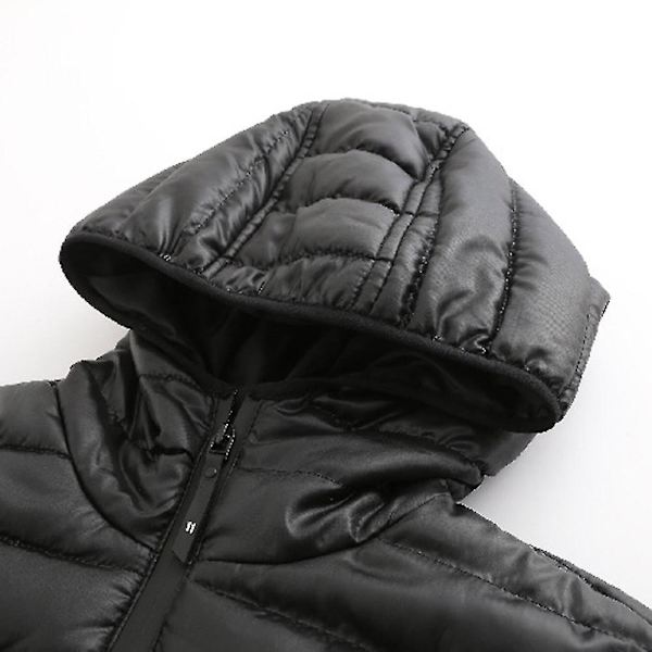 Miesten Talvi Lämmin Takki Tuulenpitävä Rentoutunut Huppari Takki Paksu Keskipitkä Ulkovaatteet Uusi 4XL 4XL