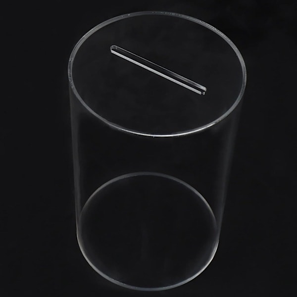 Uåbningsbar sparegris, transparent akryl sparegris til voksne og børn, 20 x 13 x 13 cm_ryy