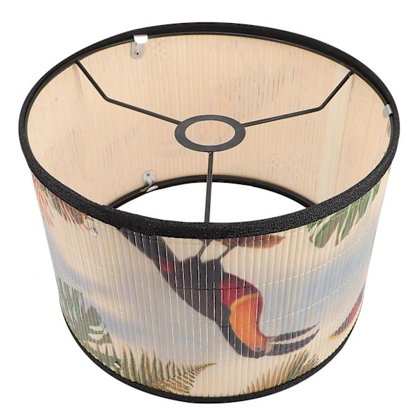 Japansk Tilbehør Cylinder Lys Skærm Gulvlampe Udskiftningsskærme Belysningsarmaturer Dæk Tabl Khaki 30X30CM