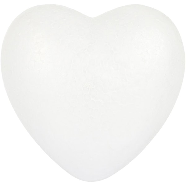 Smycken Tillbehör Blommiga skumbollar Vit skum Hjärtformar frigolitform Hjärtformade molds White 28x28cm
