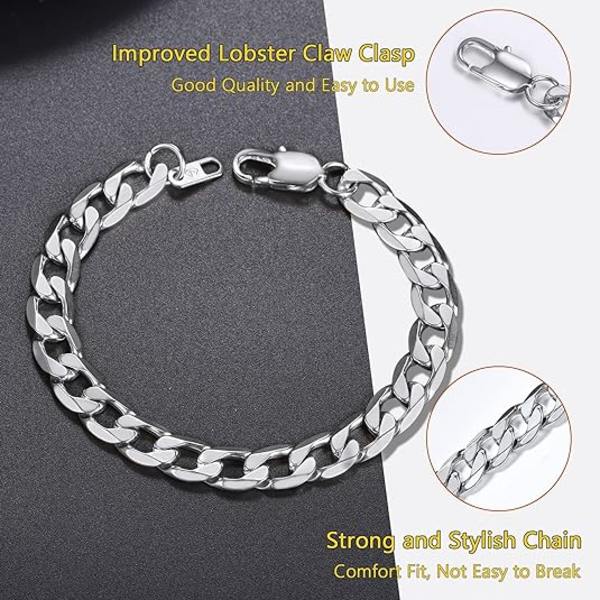 Enkle kubanske lenkekjeder i rustfritt stål for menn, smykker for menn, solid gullfarge, gaver, sekskantet sliping, kubansk armbånd