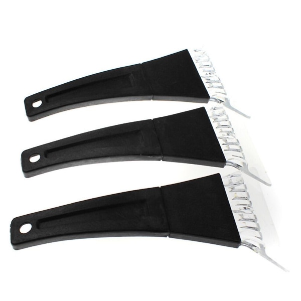 3 stk Bilskrape Lett å Holde Is-Spade Snøfjerner For Bilvindu (svart)Svart3stk Black 3pcs