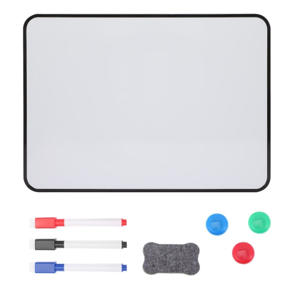 1 sæt Tørslet magnetisk whiteboard A3 magnetisk whiteboard til køleskab Assorteret farve42x30cm Assorted Color 42x30cm