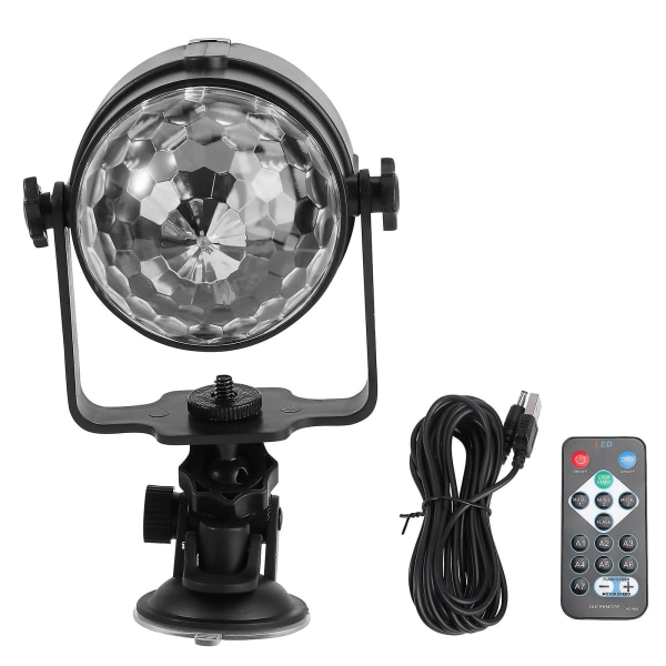 Bryllupsdekorasjon Bursdagsfestlys Strobe Lampe Bevegelig Hodelys Nattelys Projektor Svart10 Black 10X10cm