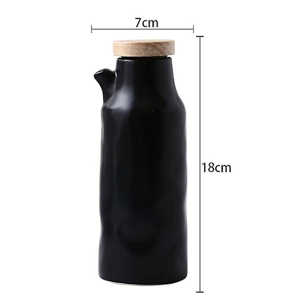 Køkkenudstyr Keramisk Krydderi Pot Soy Sauce Flaske Hvid