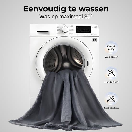 Vandtæt Fleece Kærlighedstæppe 145x100 cm Blødt Sengebeskytter Tæppe til Date Night og Hverdagsbrug Maskinvaskbart Grå