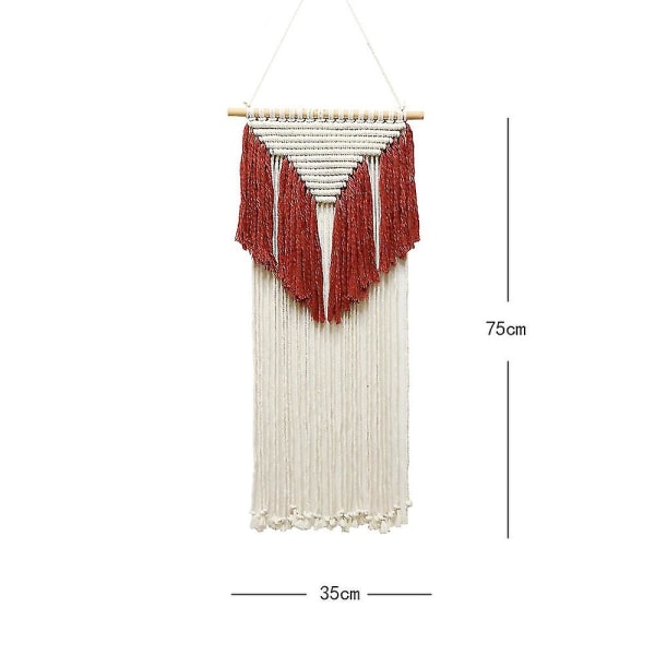 Macrame Väggbonad Vävd Gobeläng Väggkonst Dekoration - Vacker