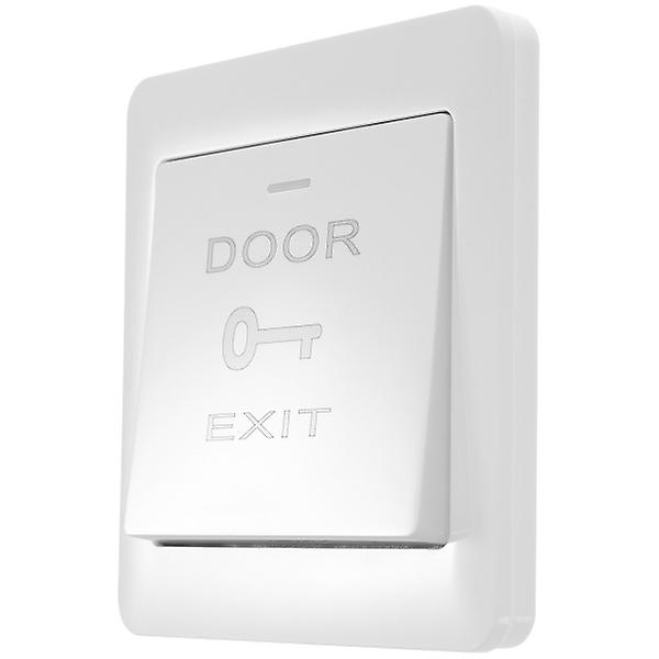 2pcs Access Control Door Exit Button Switch Covers Replacement Switch Wall Plate CoversWhite8.7X8.7X