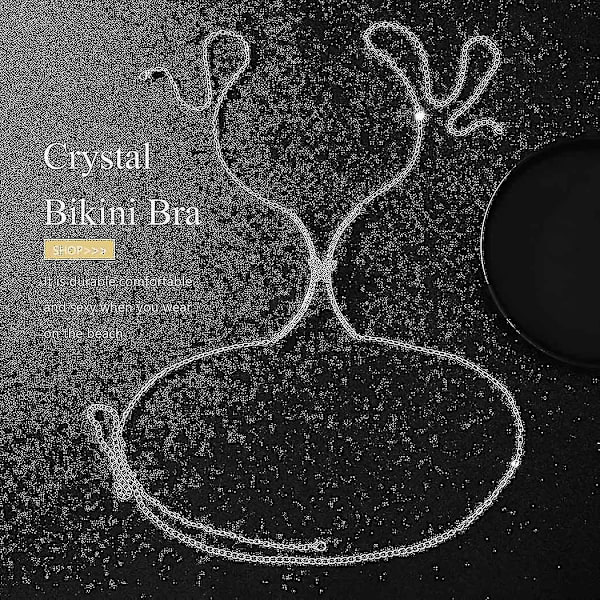 Bodiy Hopeaketju Rintaliivit Strassikivillä Perhoset Rintakehän Ketjut Kimaltavat Rave-Bikini Vartalokorut Asusteet Naisille Ja Tytöille