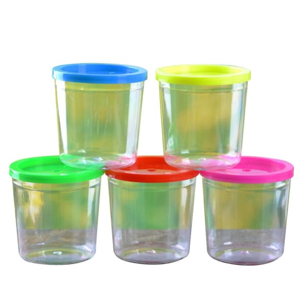 12 st Transparent Blomsterarrangemang Färgningskopp Fashion Manetkopp Hållbar Bettakopp (slumpmässig färg) Blandade färger 8X7.7CM Assorted Color 8X7.7CM