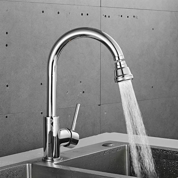 Köksblandare Sprayerfäste, Rörlig Kökskranhuvud, 360° Roterbart Anti-Splash Kranmunstycke