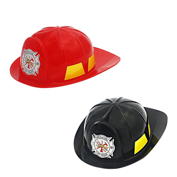 27*22.5*10cm Lasten Simulointi Turvakypärä Leikki Hattu Koulutuslelu Luova Rakentaminen Hauska Gadget (punainen)Punainen1kpl Red 1pcs