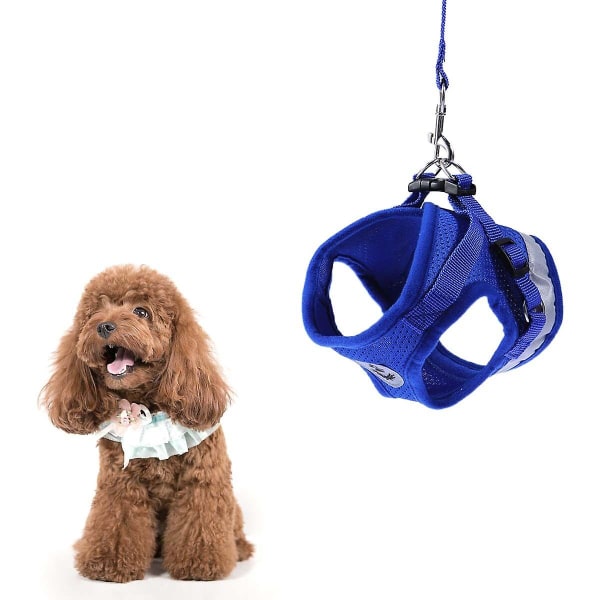 Pet Universal Sele Escape Proof Hundeseletøj Med Line - Størrelse Xl (blå)BlåXL Blue XL