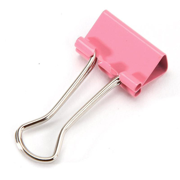 40 stk. 19 mm Farvede Binder Clips Hjemmekontor Skolelærer (1 sæt, Flerfarvet)