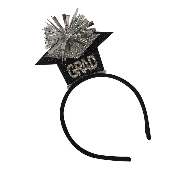 2 stk Makeup Hårbånd Tassel Pandebånd Lav Pandebånd Makeup Hår Wrap Pandebånd Graduation Hat Headdr Black