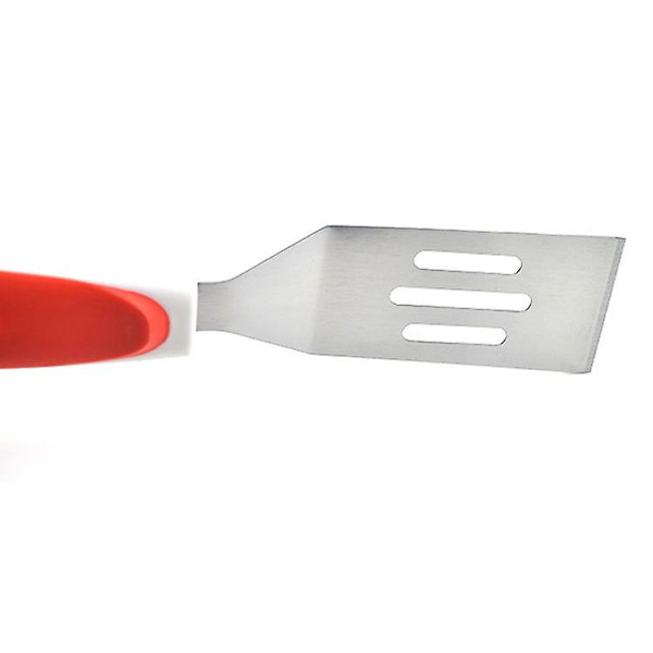 2 stk. Mini Serveringsspatel Rustfrit Stål Serveringsspatel Lille Varmebestandig Kagespatel Nonstick Slidsespatel til Vending af Æg Madlavning Bagning