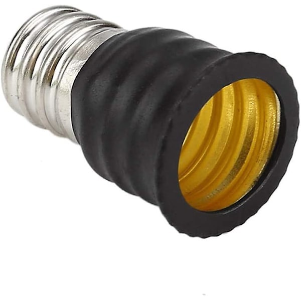 E12 Till E14 Lamphållare Ljus Konverter Adapter Ljustillbehör (8st, Vit+svart)