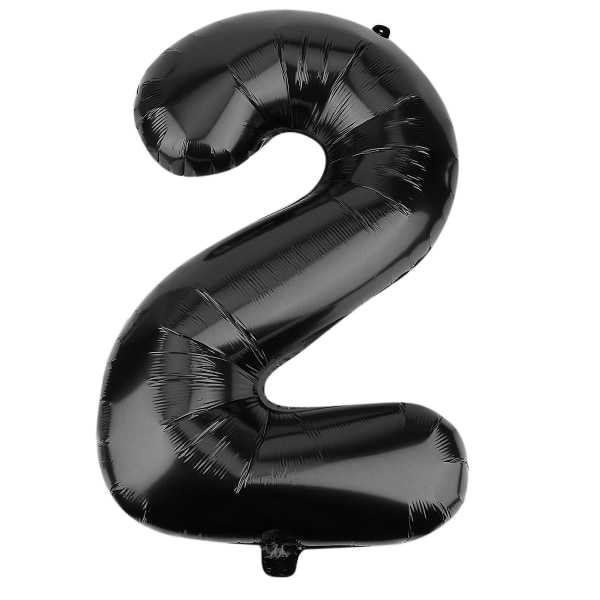 32 tums digital aluminiumfilmsballong födelsedag 0-9 Digital ballong E