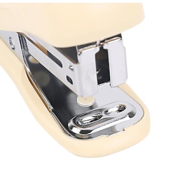2 stk, mini stiftemaskin (lys rosa) mini sett stiftemaskin kontor kompakt bindemaskin