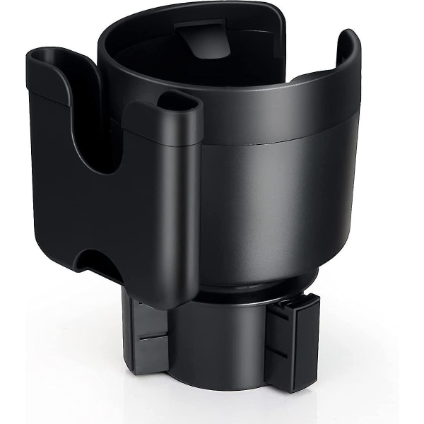 Universal 2-i-1 bilkoppholder for kopp og telefon med 360 graders roterende flaskeholder