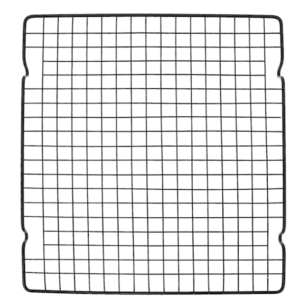 1 stk Bagebrød Kølegitter Husholdningsstål Køle Tørrestativ Køkken Gadget Sort 28x25.5cm Black 28x25.5cm