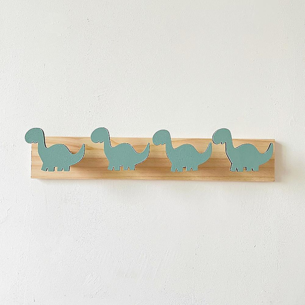 Seinälle kiinnitettävä takkiripustin, hattukoukku, eteiskoukk, dinosauruksen muotoinen koukku, 40X7CM 40X7CM