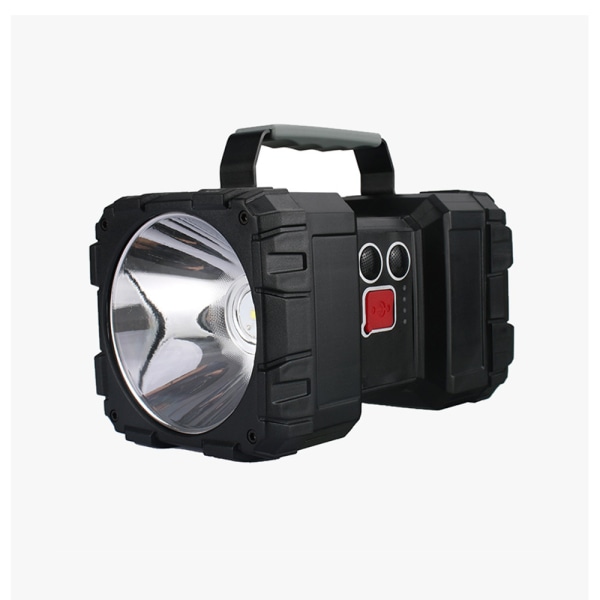 Genopladelig Lommelygte, LED Spotlight Lommelygte 10000 Kapacitet 1200LM 20t Ultra-Lang Standby 3+4 Lystilstande Camping Lommelygte Vandafvisende