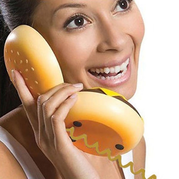 Cheeseburgare Burgare Telefoner Fast telefon Bords Telefon För Hem Hotell Kontor Dekoration Telefono Fijo Fixo_ryy
