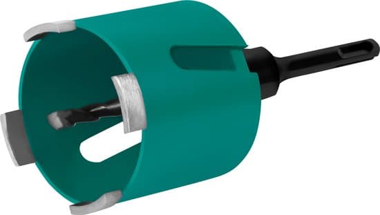 VONROC 82 mm diamantkerneborebitssæt til SDS-Plus, universel hulsav til beton og sten, med centreringsbit, udstøderstift og adapter