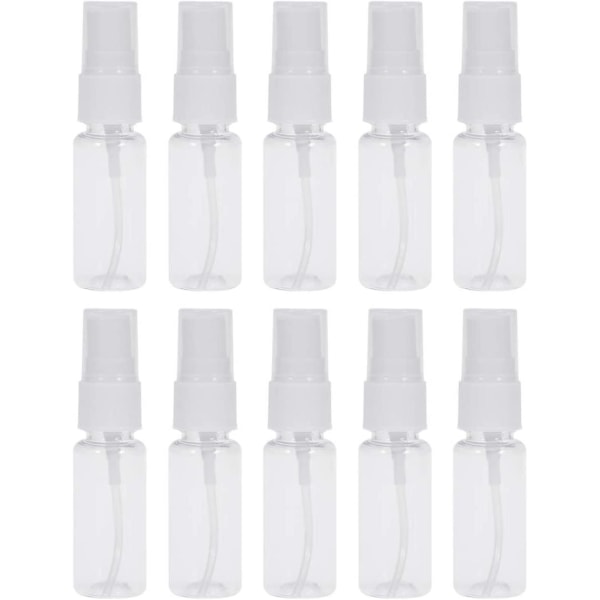 Bærbar miniplast liten tom sprayflaske for sminke og hudpleie Gjenfyllbar reisebruk