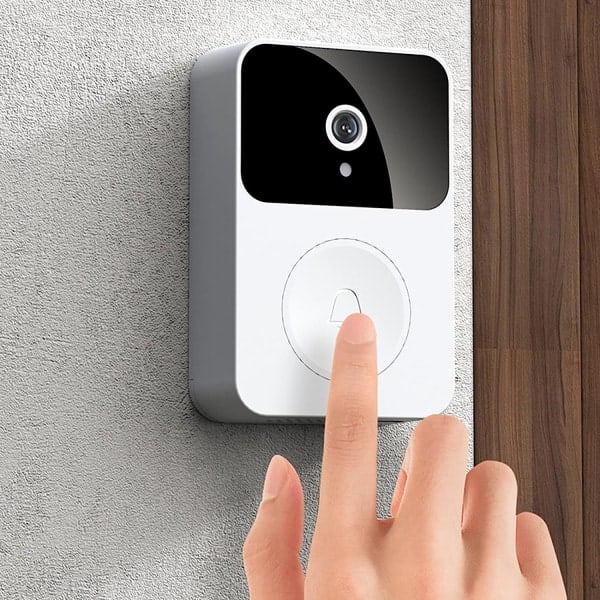 Älykäs Langaton Etäohjattava Videoovikello, Koti-Intercom HD Yökuvaus WiFi Latautuva Ovikello